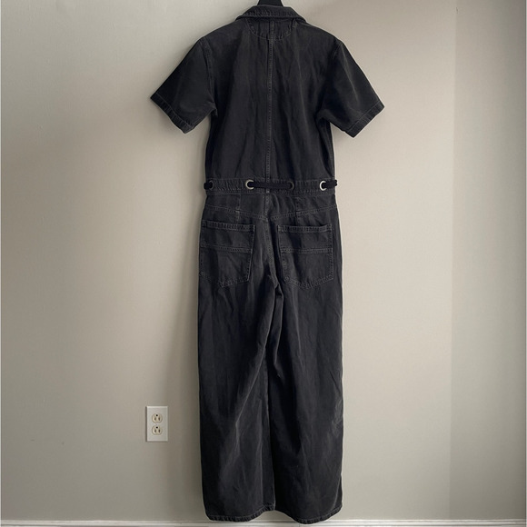Free People Edison Wide Leg Coverall in Nightlite - Picture 7 of 9